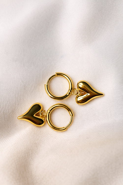 Golden Pulse hoops
