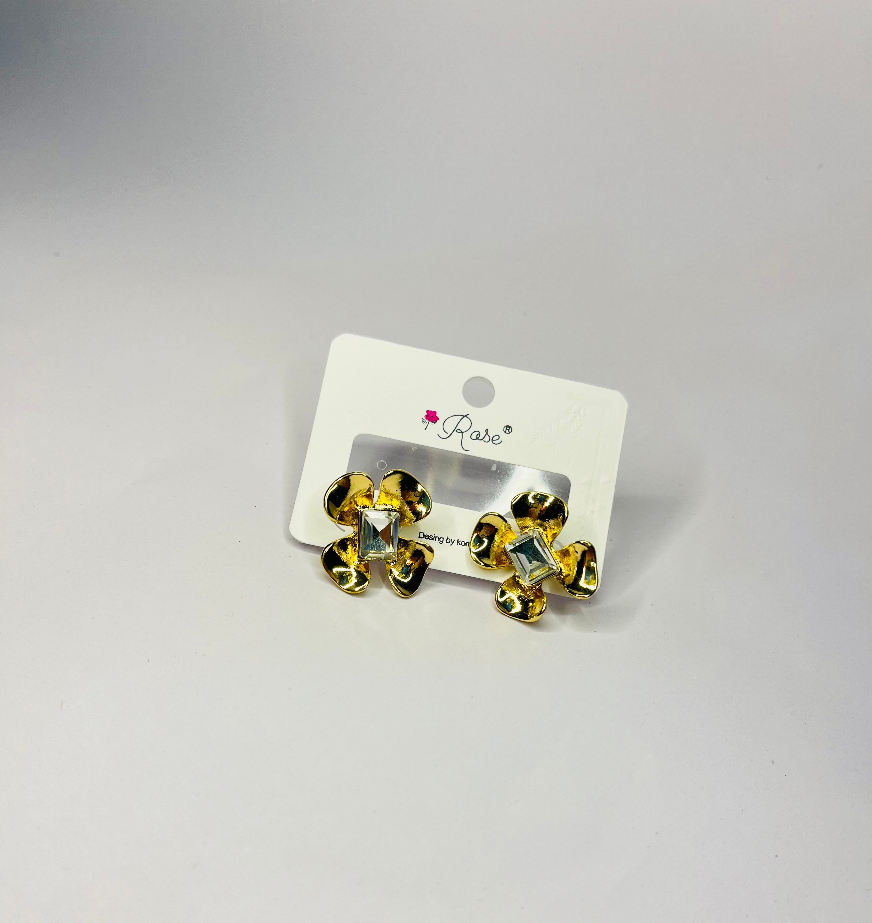 The Gold Flora Studs